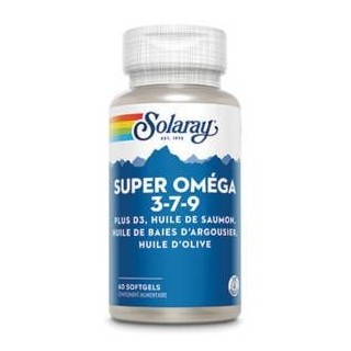 SUPER OMEGA 3/7/9 + D3    60 softgels