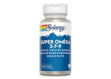 SUPER OMEGA 3/7/9 + D3    60 softgels