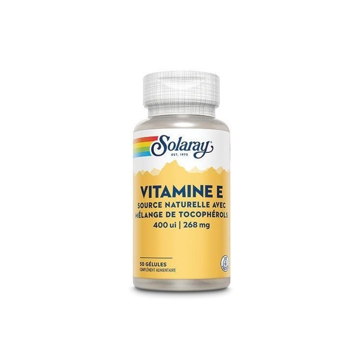VITAMINE E 400 UI - 268 mg - 50 softgels