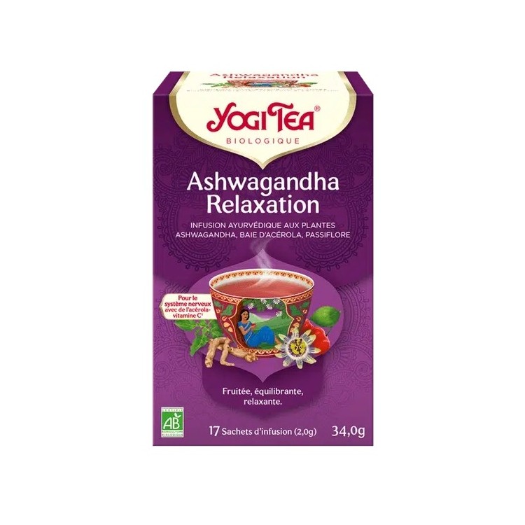 YOGI TEA ASHWAGANDHA RELAX (17 sachets) YOGI TEA ASHWAGANDHA RELAX (17 sachets)