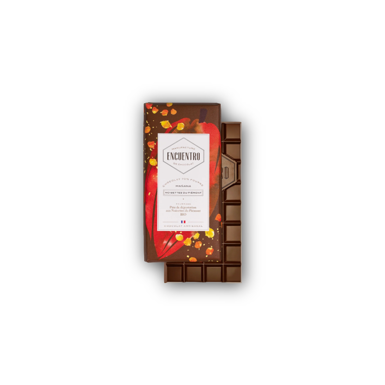 70% MAÑANA NOISETTE PIEMONTtablette 100g 70% MAÑANA NOISETTE PIEMONTtablette 100g