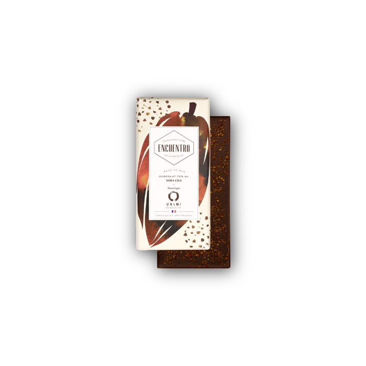 70% PEROU SOBA CHA tablette 75g 70% PEROU SOBA CHA tablette 75g