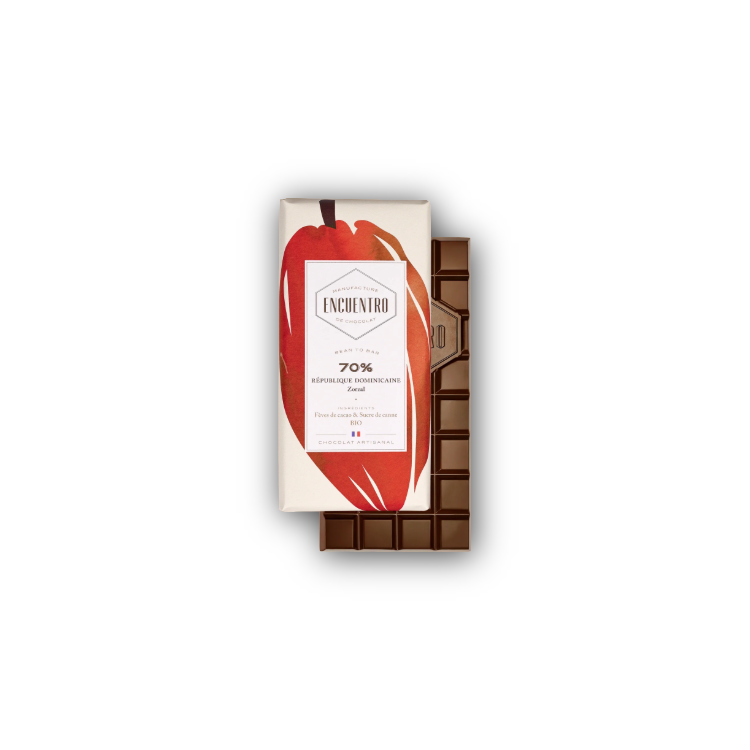 TABLETTE 70% REP DOMINICAINE ZORZAL 75g TABLETTE 70% REP DOMINICAINE ZORZAL 75g