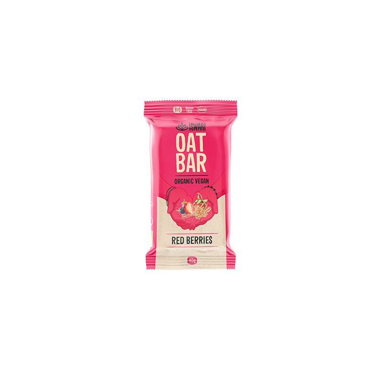 OAT BAR RED BERRIES 40g OAT BAR RED BERRIES 40g