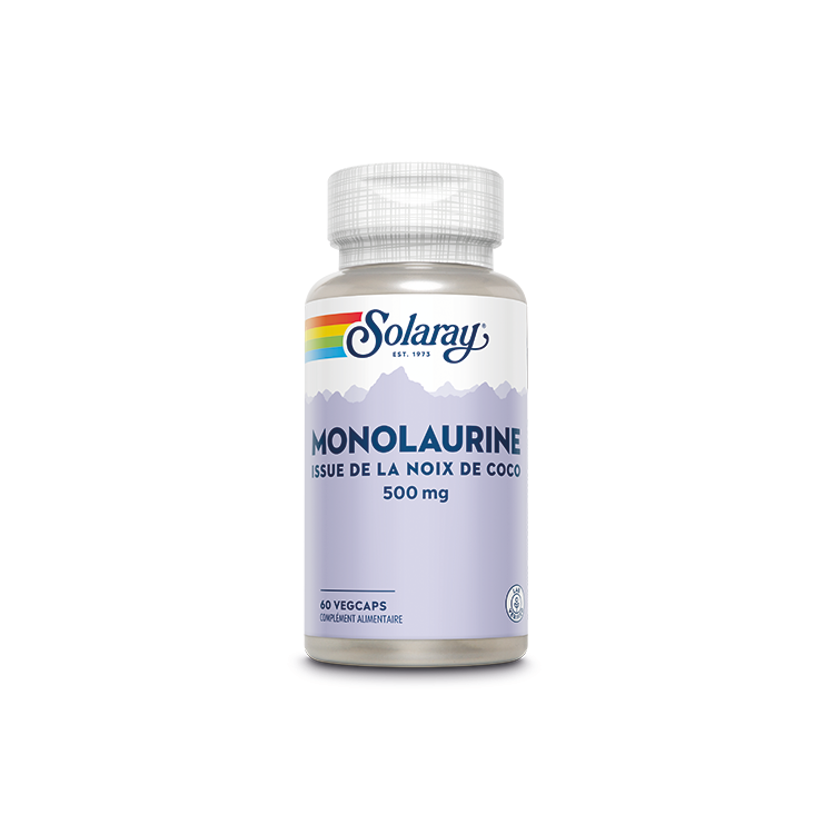 MONOLAURINE 500mg issu noix coco 60cap