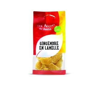 GINGEMBRE CONFIT lamelles CHINE 125g