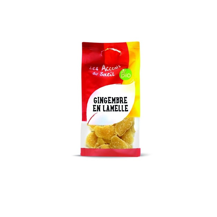 GINGEMBRE CONFIT lamelles CHINE 125g