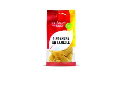 GINGEMBRE CONFIT lamelles CHINE 125g
