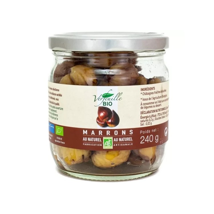 MARRON ENTIER  NATUREL des CEVENNES 240g