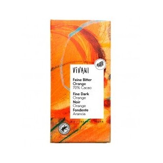 CHOCOLAT NOIR INTENSE ORANGE 70% CAC 80g