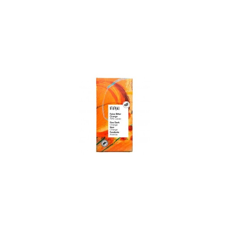 CHOCOLAT NOIR INTENSE ORANGE 70% CAC 80g