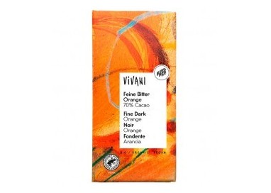 CHOCOLAT NOIR INTENSE ORANGE 70% CAC 80g