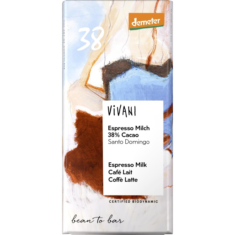 TABLETTE DE CHOC AU LAIT 38% EXPRESSO