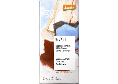 TABLETTE DE CHOC AU LAIT 38% EXPRESSO