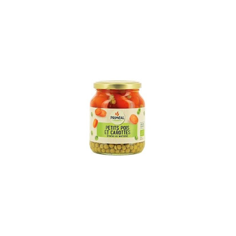 PETIT POIS/CAROTTE sel/bocal verre370ml