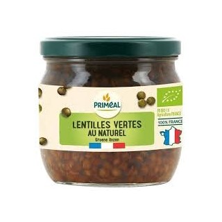 LENTILLES VERTES sel/bocal verre 370ml