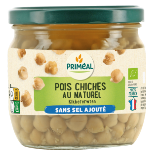 POIS CHICHES sel/bocal verre 370ml