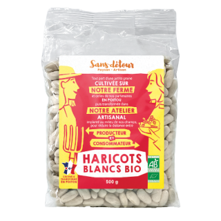 HARICOTS BLANCS 100% FRANCE grains 500g