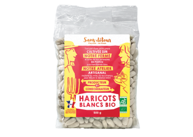 HARICOTS BLANCS 100% FRANCE grains 500g