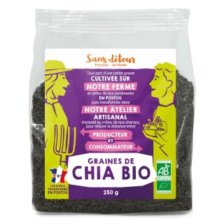 CHIA 100% FRANCE graines 250g