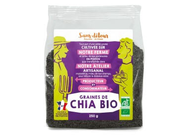 CHIA 100% FRANCE graines 250g