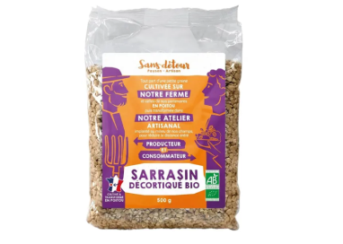 SARRASIN DECORTIQ 100% FRANCE grains500g