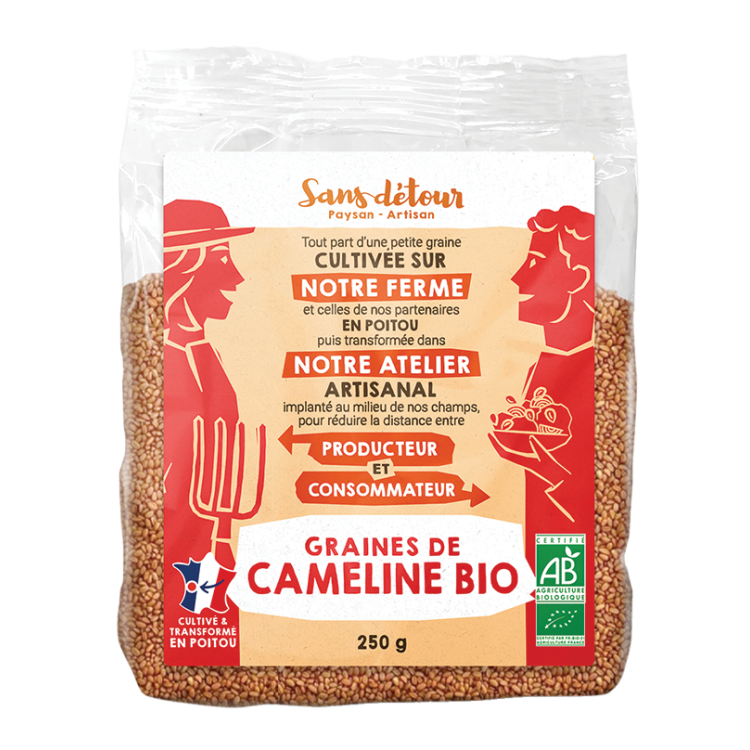 CAMELINE 100% FRANCE graines 250g CAMELINE 100% FRANCE graines 250g
