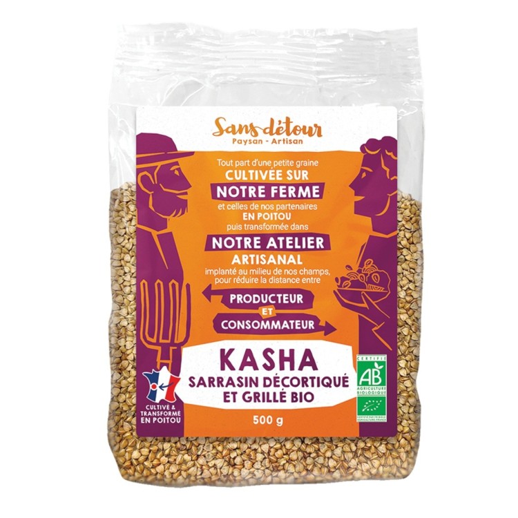 KASHA SARRASIN 100% FRANCE grains 500g KASHA SARRASIN 100% FRANCE grains 500g