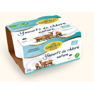 YAOURTS CHEVRE NATURE TRES DOUX  4x125g