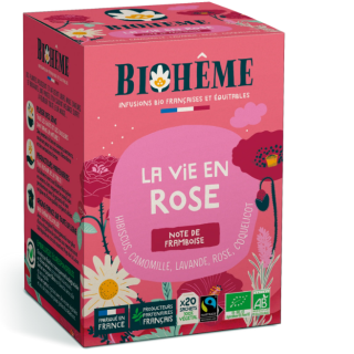 BIOHÊME LA VIE en ROSE  x20 sachets