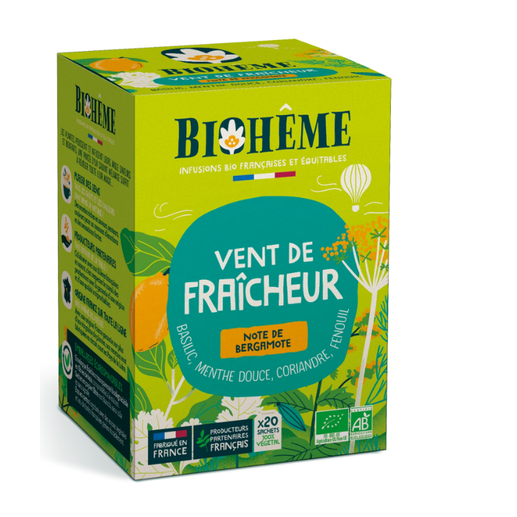 BIOHÊME VENT de FRAÎCHEUR    x20 sachets