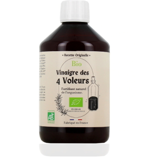 VINAIGRE CIDRE 4 VOLEURS  flacon  500ml