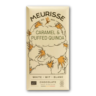 CARAMEL & PUFFED QUINOA WHITE 100g