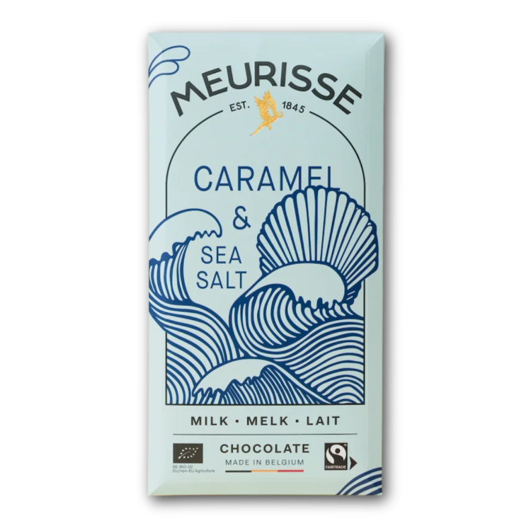 CARAMEL & SEA SALK MILK 39% 100g