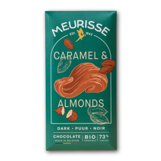 CARAMELS & ALMONDS DARK 73% 100g