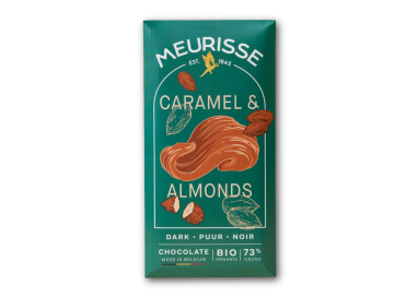 CARAMELS & ALMONDS DARK 73% 100g