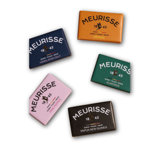 MEURISSETTES 10 MINI DARK CHOCOLATE 100g
