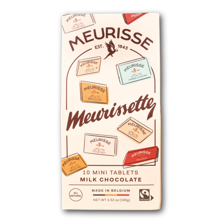 MEURISSETTES 10 MINI MILK CHOCOLATE 100g