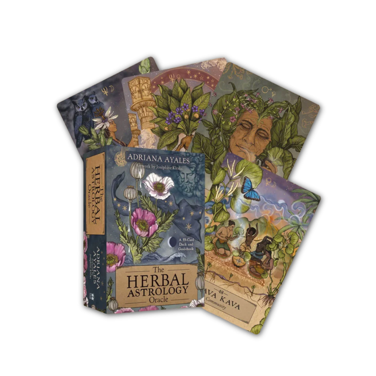 THE HERBAL ASTROLOGY  POCKET ORACLE x55