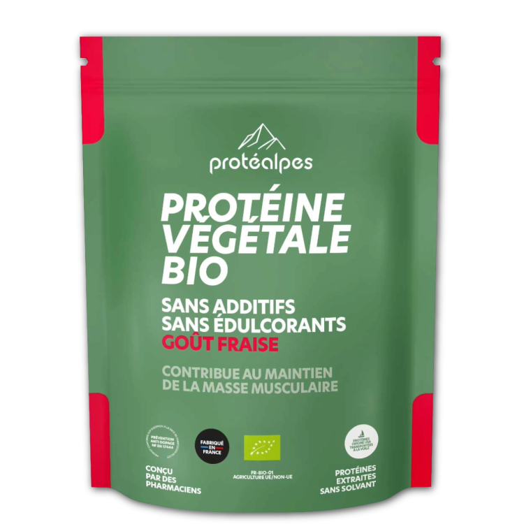 PROTEINE VEGETALE BIO FRAISE  750g