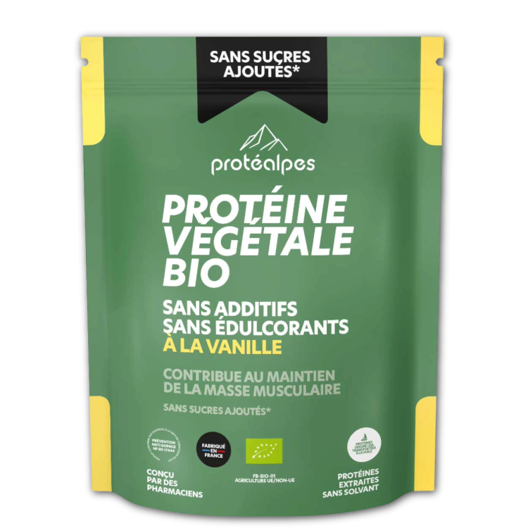 PROTEINE VEGETALE BIO VANILLEs/sucre540g