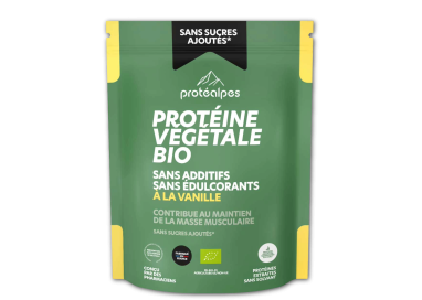 PROTEINE VEGETALE BIO VANILLEs/sucre540g