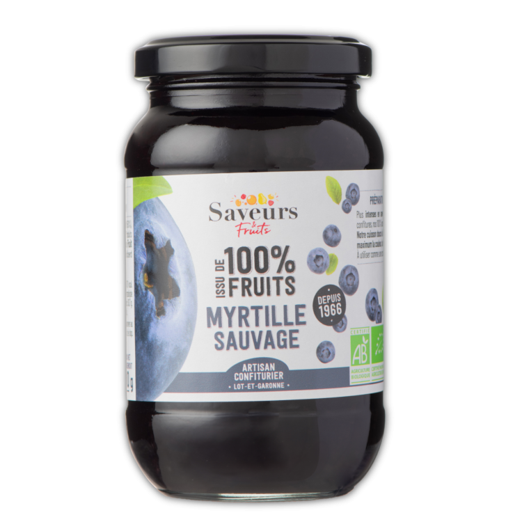 CONF.100% FRUIT MYRTILLE SAUVAGE 310g