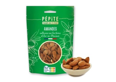 AMANDE DECORTIQUEE-PROVENCE FRANCE 125g
