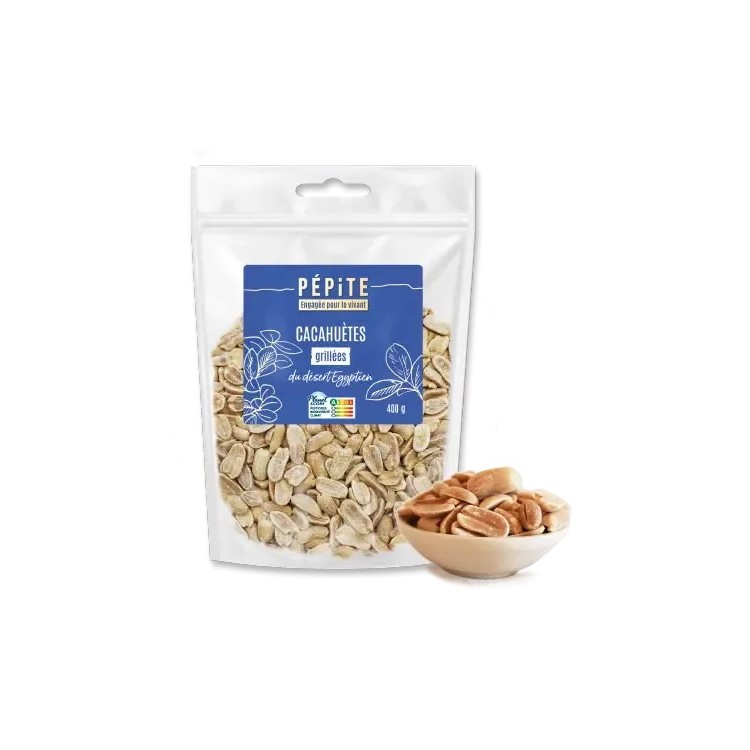 CACAHUETES GRILLEES à SEC  EGYPTE 400g
