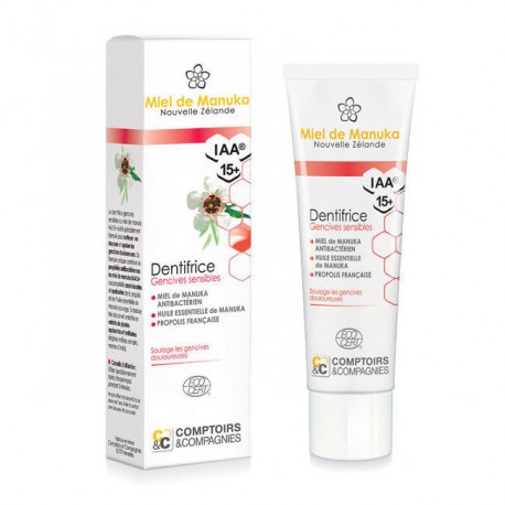 Dentifrice gencives sensibles Miel Manuk Dentifrice gencives sensibles Miel Manuk