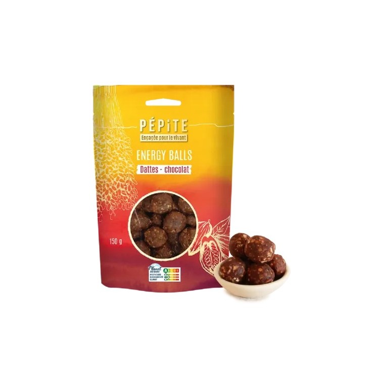 ENERGY BALL DATTES CHOCOLAT     150g