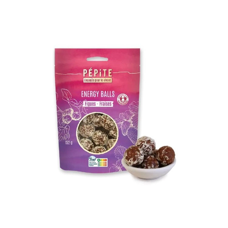 ENERGY BALL FIGUES FRAISES     152g