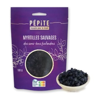 MYRTILLES SAUVAGES infusées FINLANDE 100g