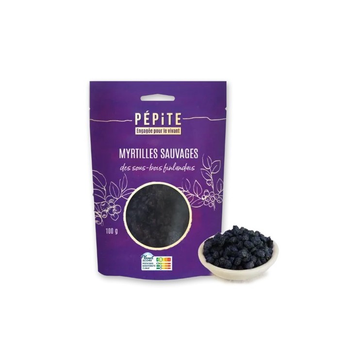 MYRTILLES SAUVAGES infusées FINLANDE 100g